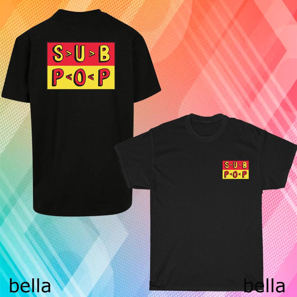 New Sub Pop Records Logo T-Shirt XXXXL