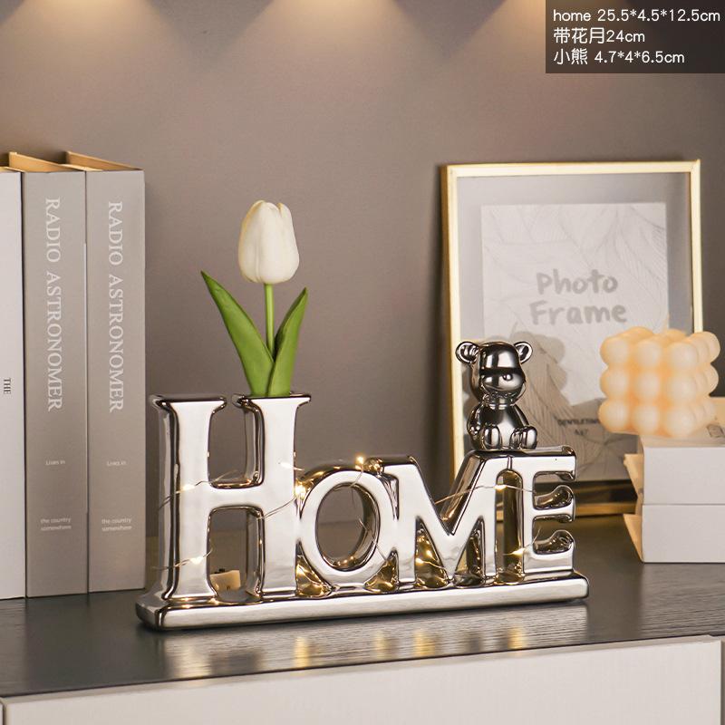 

Креативная статуя, входная тумба для обуви, светильник для хранения ключей, роскошный свирепый медведь, домашняя гостиная, тумба под телевизор, винный шкаф, украшение