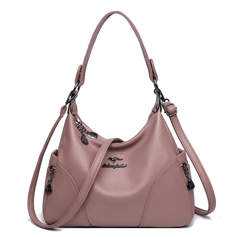 Luxury Designer Purses and Handbags Women Leather Shoulder Bags Many Pockets Casual Crossbody Bags for Women 2026