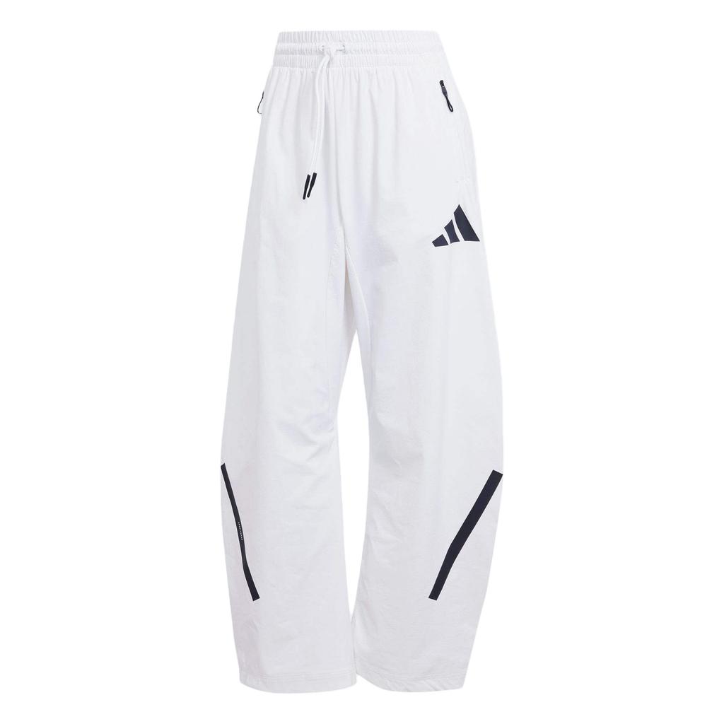 Adidas True Healing Series Sports Mid-Waist Drawstring Breathable Casual Pants Women Pants White JW1760