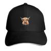 Highland Cattle Cow Longhaired Watercolor Baseball Cap Sports Cap Luxury Brand Western Hat Unisex Hat Unisexs Caps Womens