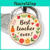 Meilleur Enseignant de Tous les Temps Porte-clés Lettre Décoration Pendentif Pour Cadeau