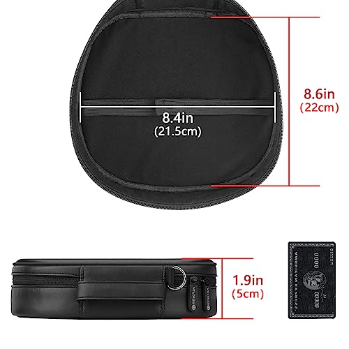 Geekria Case, Headphone Case, Compatible Bag, Travel Case for Apple AirPods Max with Storage Pouch (Black)