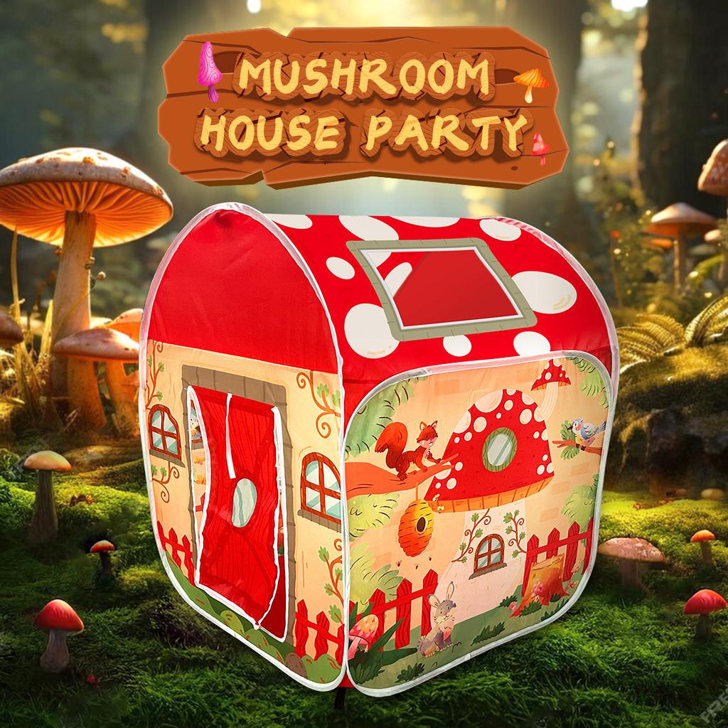 Baby Playground Tent Outdoor Games Kids Baby Little Houses for Girls Indoor Play House Camping Mushroom Houses Hut Toys for Boys