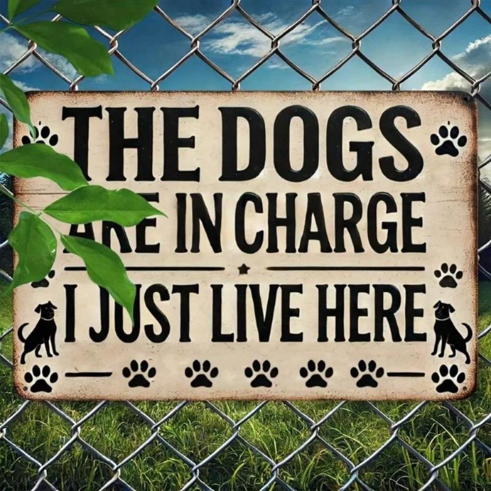 Vintage Metal Tin Sign Dog Lovers Wall Art Decor Joom