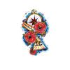 Flower Arm Tattoo Sticker Large Flower Red Rose Body English Arm Chest Cover Waterproof Simulation Tattoo Sticker