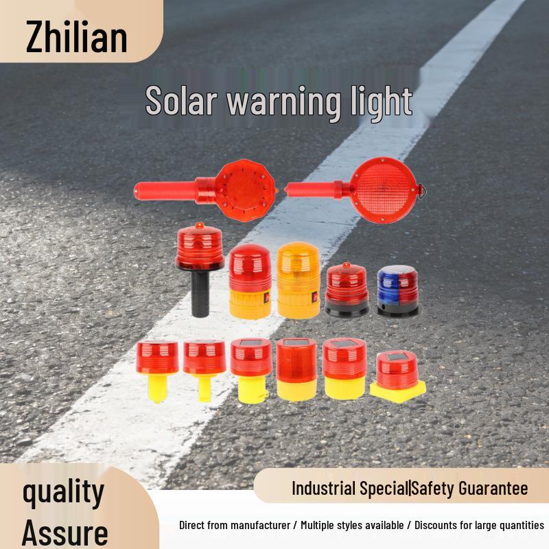 

Solar-Powered Magnetic Flashing Light for Traffic, Construction, Boats, and Cranes Socket