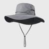 Wide Brim Sun Hat Men Women UV Protection Outdoor Fishing Hiking Cap Breathable Nylon