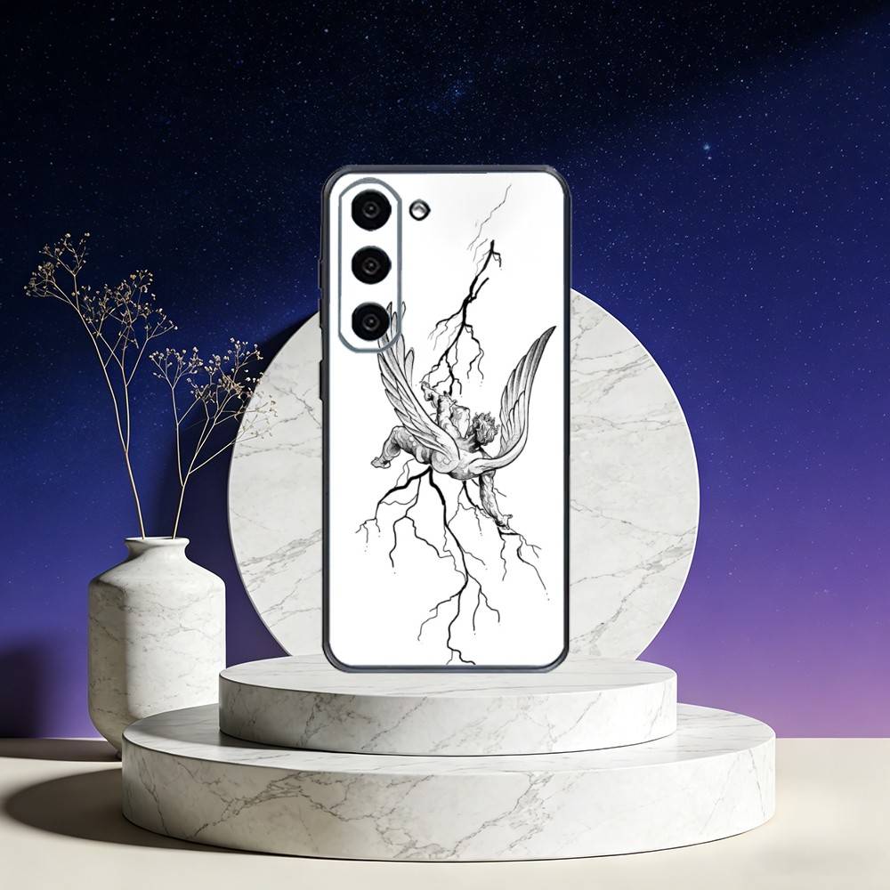 

I-Icarus Phone Case For Samsung Galaxy A73,A72,A71,A70,A53,A52,A51,Others Soft Black Cover Samsung a22 4g