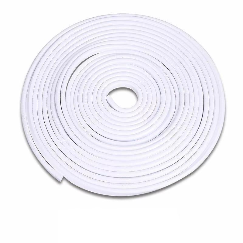 1PC 5m/196.85inch U Edge Banding Car Door Protection Strip Decorative Frame Bar Crashproof Strip Rubber Vehicle Sealing Decor