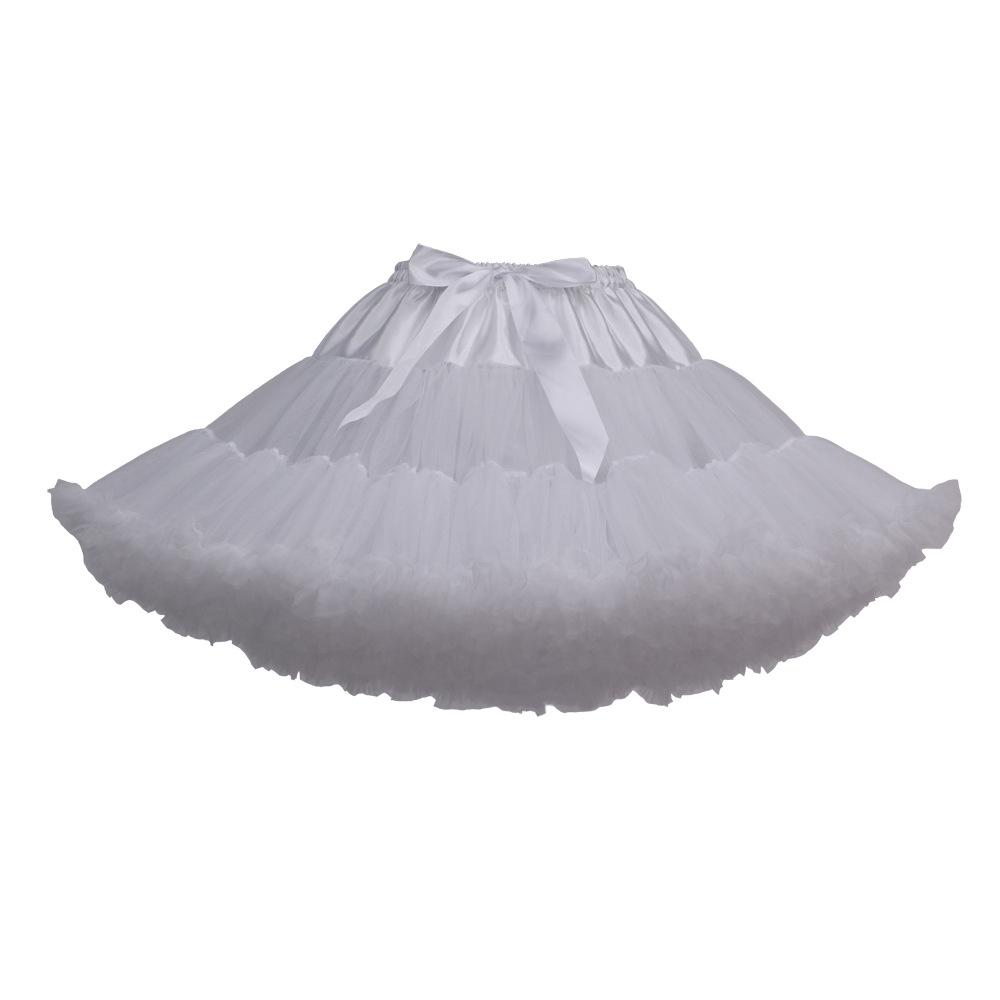 Spodnička Lolita Cloud: Trendy bezkostá čistá příze puff sukně pro cosplay