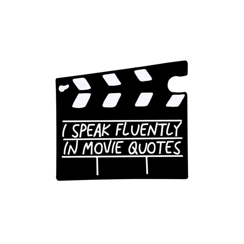 Creative Movie Director Enamel Brooch Lapel Pin - Unique Gift for Friends
