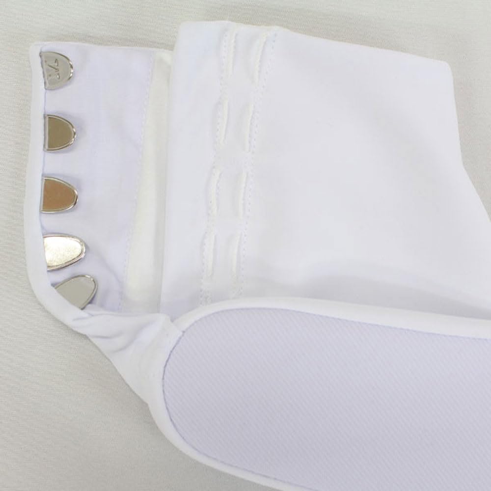 [hgb253] Toray High-Stretch Tabi Socks, 5-Clasp, Made In Japan, White [Kimono Biyori] (4L)