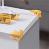 4Pcs Pvc Furniture Edge Cushions Water Drop Corner Protectors Table Leg Bumper Guards Home Protection For Sharp Angles