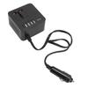 150W Car Inverter 12V 24V to 220V 110V Car Plug Outlet Inverter with Cigar Lighter Input 4 USB 1 Type C Port Universal