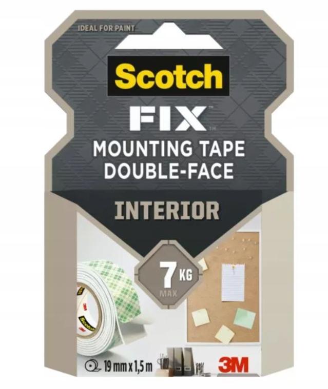 Double-sided Super Strong Mounting Tape 19mm X 1.5m