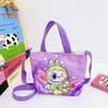 Labubu New Cartoon Canvas Shopping Bag Crossbody Bag Cute Little Girl Handbag Bag Travel Leisure Handbag