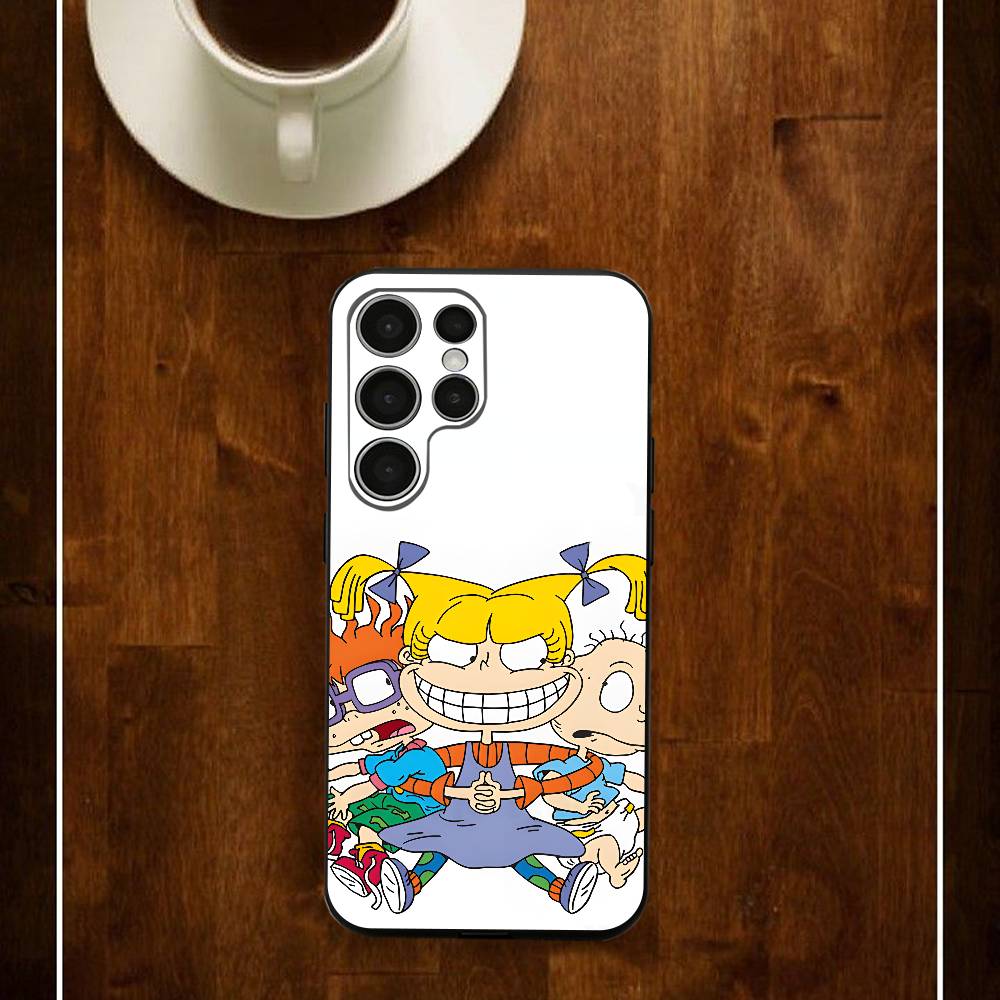 Rugrats Cartoon Phone Case For Samsung S24 25 23 22 21 20 Plus Ultra 5G Lite Shockproof Cover