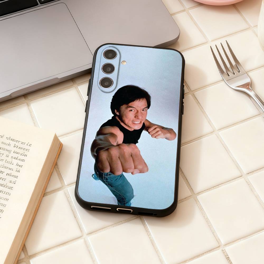 Chinese Kung Fu J-Jackie Chan Phone Case For Samsung Galaxy A73,A72,A71,A70,A53,A52,A51,Others Soft Black Shell