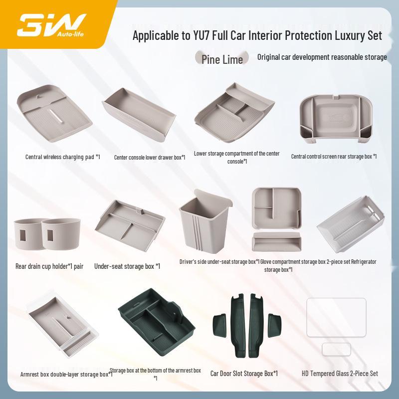 3W Xiaomi YU7/SU7/Ultra Center Console Armrest Storage Box