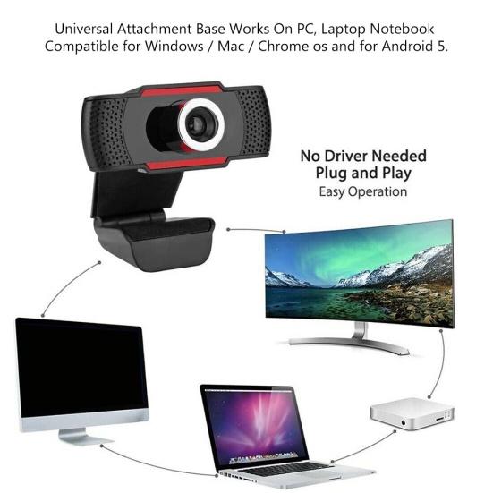 480/720/1080P USB 2 Webcam Video Web Camera with Microphone for PC Computer