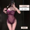 Sexy lingerie pure desire French onesie women's steel ring gathers sexy lace perspective flirting pajamas 1199