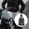 Motorcycle Charm Bell Bikers Good Luck Bell Hanger Alloy Key Chain Accessory Riding Protection Pendant for Family Lovers Adults