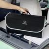 Car Soft Felt Storage Bag Organizer Car Foldable Trunk Bag Car Accessories For Honda Fit Mugen Insight Type S R VTEC DOHC Modulo Vezel Legend RR Si
