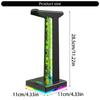 LED Headphone Stand USB Charger Gaming Headset Holder Hanger Rack with 2 USB Port 3.5mm Port LED Light for Headphone