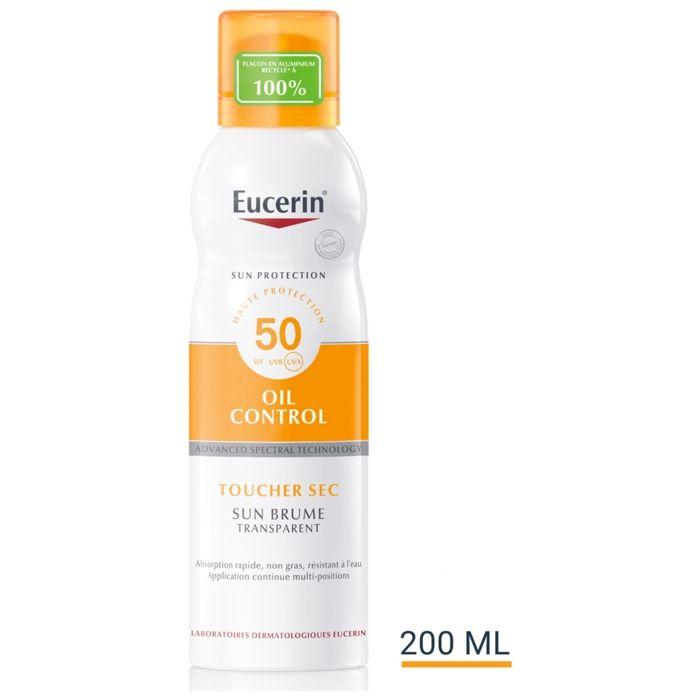 Soin solaire - Eucerin - Brume Transparente SPF50 - 200ml - Protection UVA/UVB - Peaux sensibles