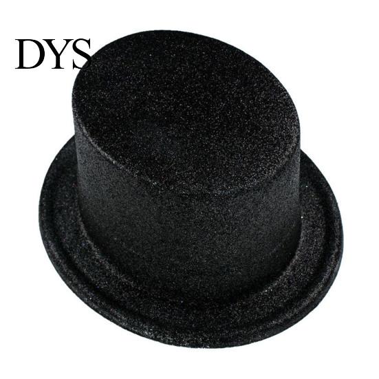 Magician Costume Accessories for Adults Kids Shiny Top Hats, Glitter Hat Adult Kids, Colorful Hat, Victorian Dress Up Christmas Sparkling Parties