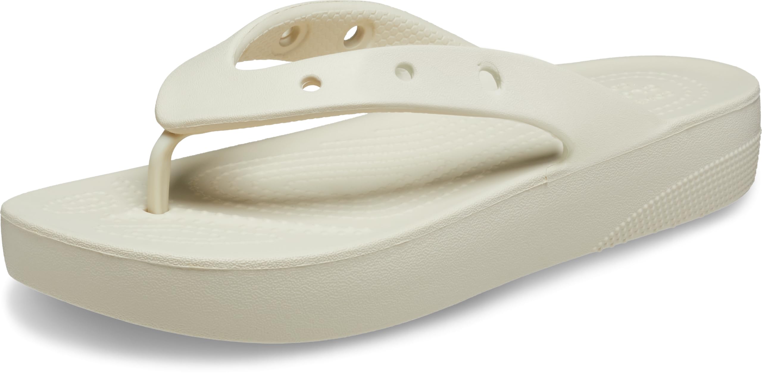 Crocs Classic Platform Шлепанцы, Женские, Бежевые, Размер 25.0 см