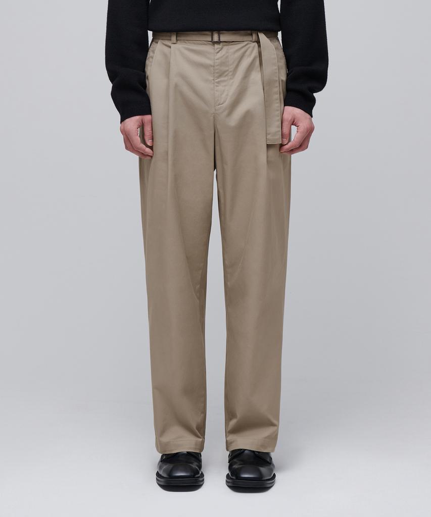 MUSINSA STANDARD Semi-Balloon Belted Chino Pants [Beige]