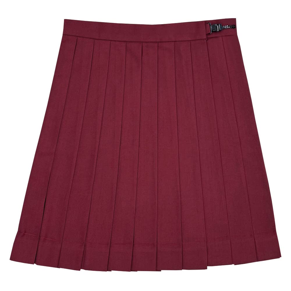 Uniform 45cm Mini High Pleated School Skirt [Sharphon] Skirt, Length, Skirt, Plain, Lined, Waist, Skirt,