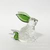 Miniature Decor Bunny Statue Crystal Ornament Handmade Easter Bunny  Easter