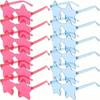 Star-Shaped Candy Color Frameless Funny Star Glasses, Unisex, Party Gifts, Women's Star Glasses, Fashionable Star Glasses