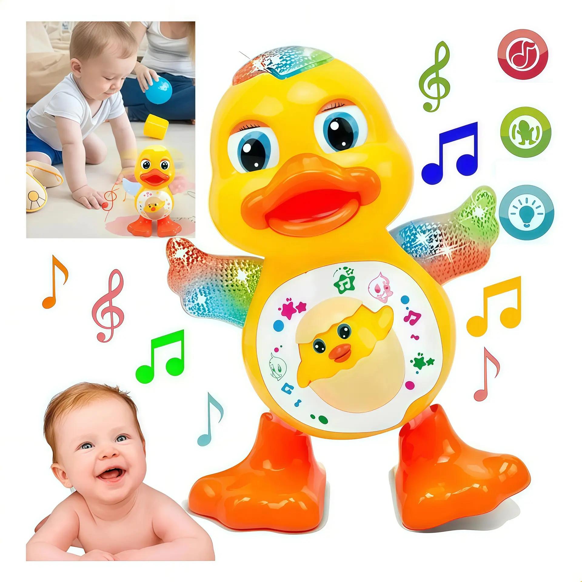 Dancing Space Duck - Electric Musical Toy Dancing Duck With Sound And Light