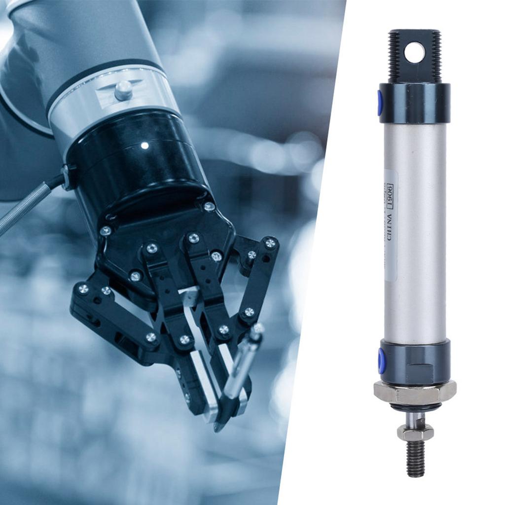 MAL 20mm Single Rod Double Acting Mini Pneumatic Air Cylinder Aluminum Alloy (50mm Stroke)