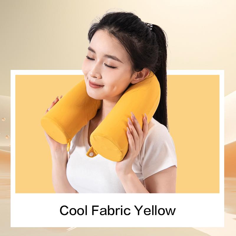 Nackenkissen für unterwegs, Memory Foam, U-förmiges Kissen, Schnecken-Stil, Nackenstütze für unterwegs, tragbar, verstellbar, weich, Schlafkissen für die Mittagspause