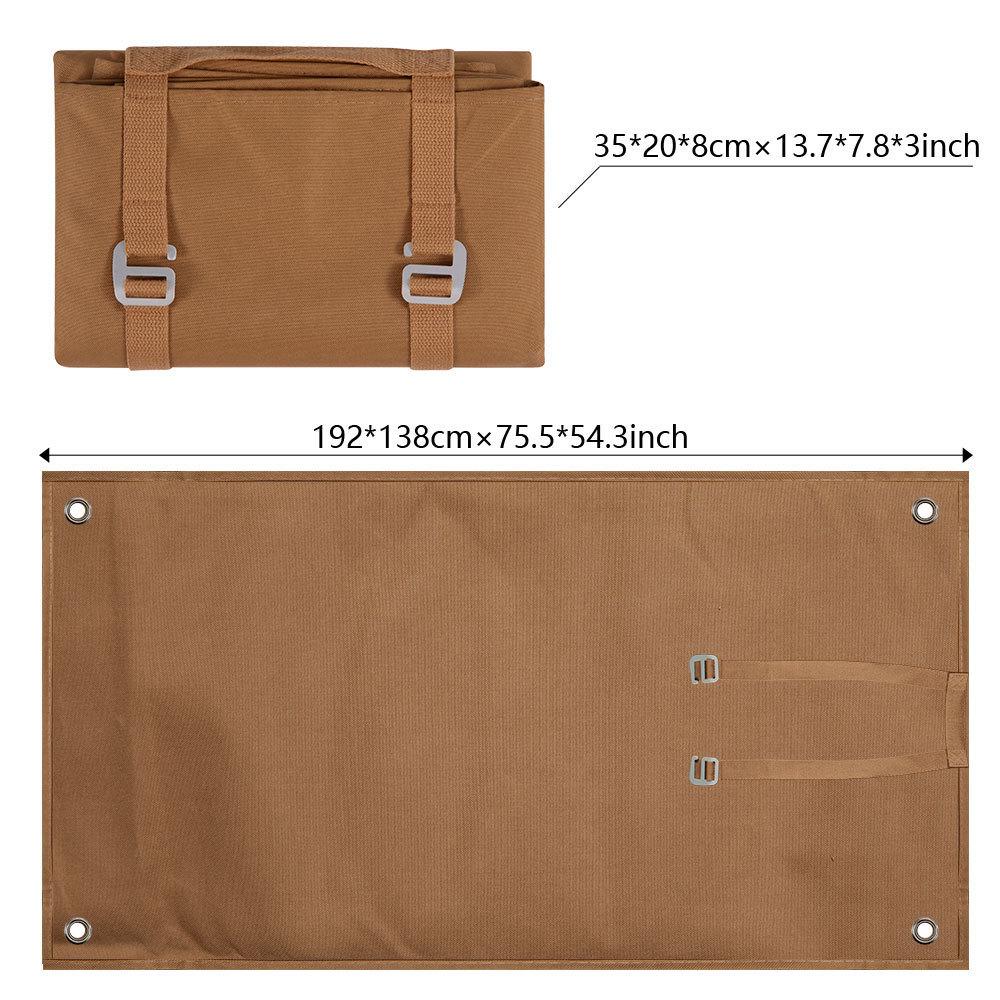 Portable Waterproof Camping Mat: Thick, Foldable, Wear-resistant Oxford Cloth for Outdoor Use