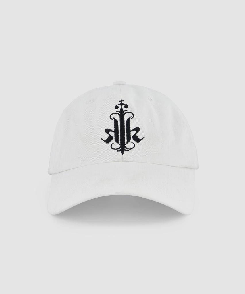 Keulaeki [Unisex] Initial Logo Cap 01_White [Kr269Poh401]