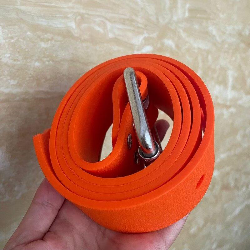 Jun Ding Ying Orange Rubber Freediving Weight Belt