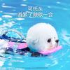 Summer Dog Swimming Swimsuit Small and Medium-sized Bichon Teddy Pet Clothes Simple Contrasting Color Splicing Life Jacket