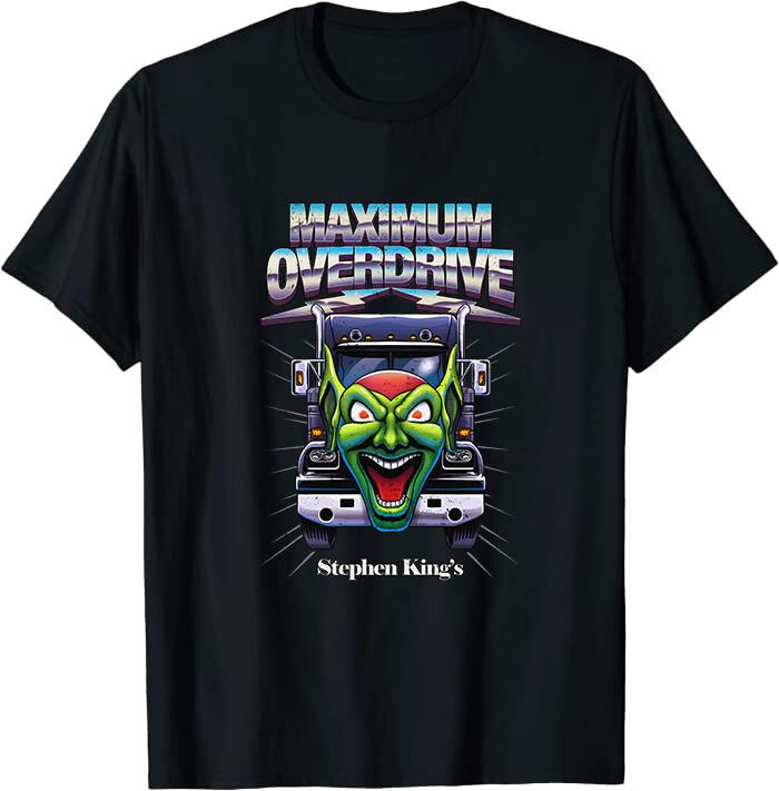 Maximum Overdrive Goblin Truck Classic Tee T-Shirt Size M to 4XL Made in the USA Unisex T-Shirt XXXXL