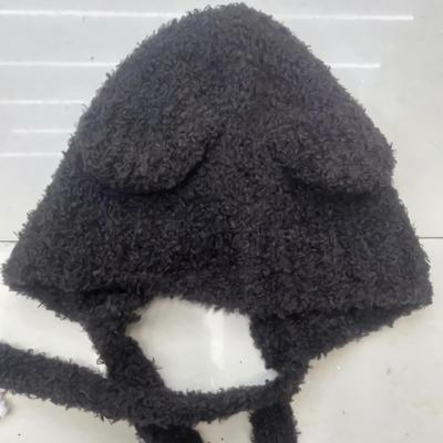 Winter Daily Mink Cat K Chin Strap Earmuffs Hat
