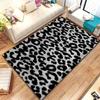 Tapis Imprimé Léopard Porte d'Entrée Sol Paillasson Lavable en Machine Tapis Décor Salon Salle de Bain Tapis Doux Antidérapant