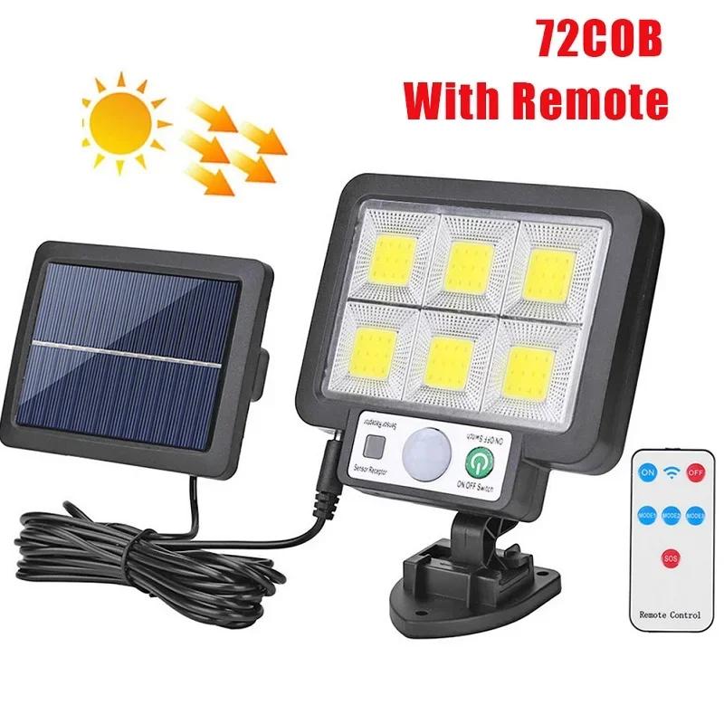 Outdoor LED Solar Wall Light Waterproof PIR Motion Sensor Garden Street Lamp Solar Panel Wall Lamp Decorative Light