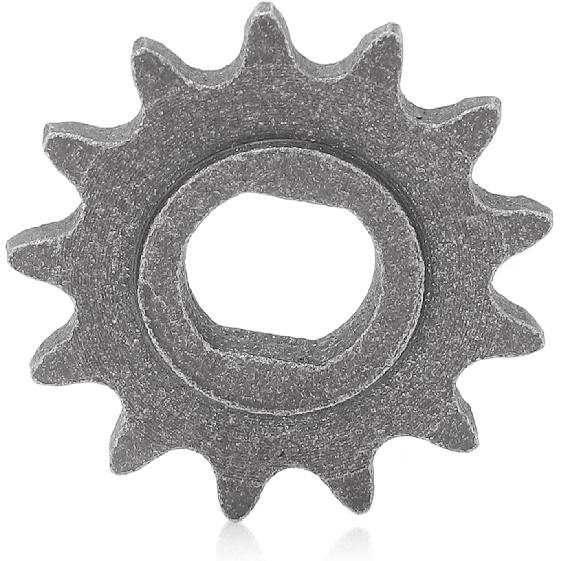 Yosoo Health Gear Motor Sprocket 13T Front Sprocket, Solid Metal H Chain 25H Motor Sprocket Replacement for MY1020 Motor, 13 Teeth Sprocket for