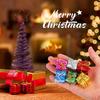 12pcs Mini Christmas Ornaments Handwork Gift Box Xmas Tree Accessories New Year Party Decor Candy Gift Boxes Pendant Navidad