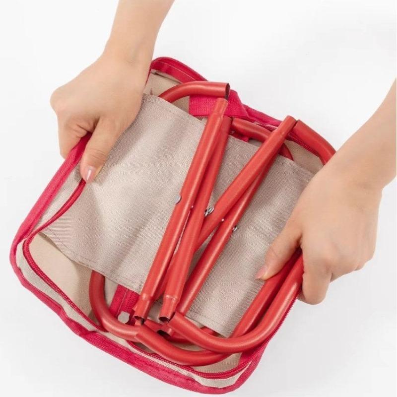 Tragbarer Faltbarer Rucksackhocker Leichtgewichtiger Camping-Picknick-Angelstuhl mit Netztasche Outdoor-Abenteuersitz zum Wandern Reisen